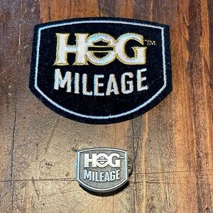 Harley-Davidson HOG Mileage Patch & Pin
